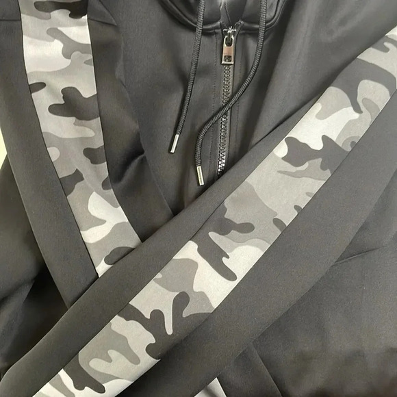 Michael Kors Camouflage Trim Full Zip Hoodie - Men's Size L - Picture 8 of 8